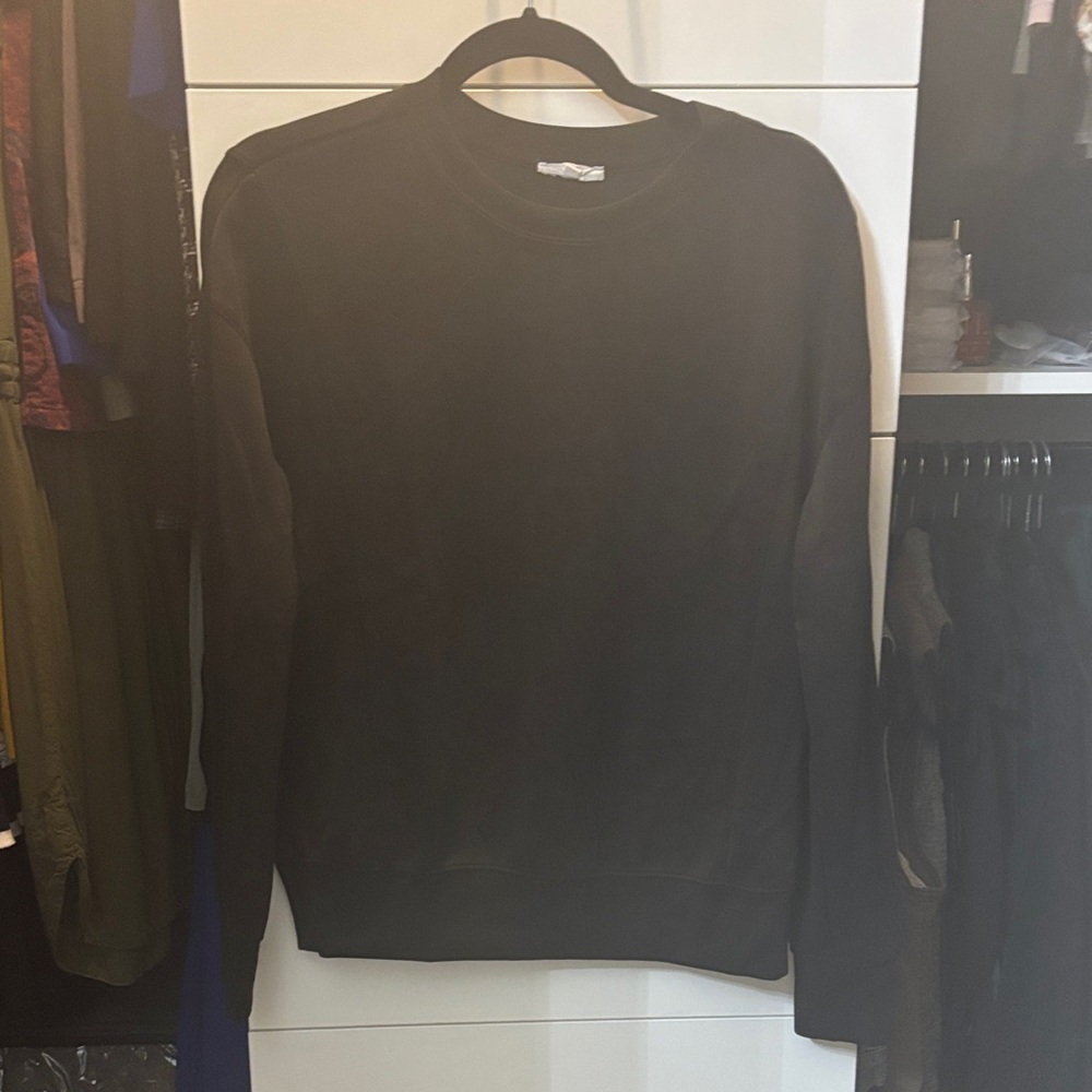 Maurices Women's Charcoal Crewneck Sweater & wide leg pants cloud set